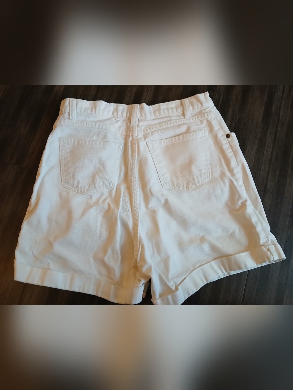 Vintage Faded Glory White Denim Shorts - Picture 5 of 6